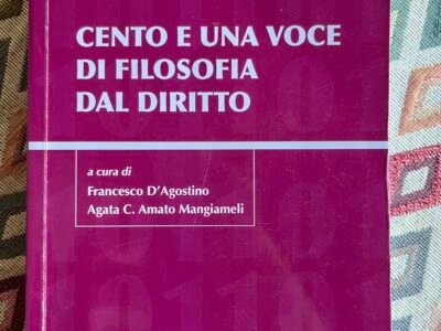 Cento e una voce di filosofia dal diritto