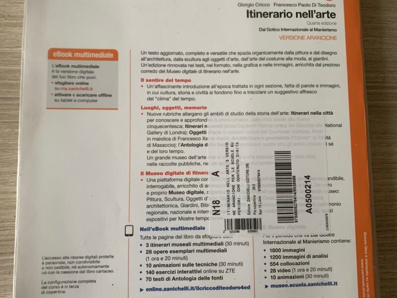 Itinerario nell’arte 3 versione arancione Quarta edizione