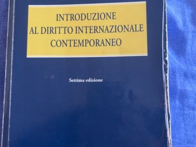 Introduzione al diritto internazionale contemporaneo