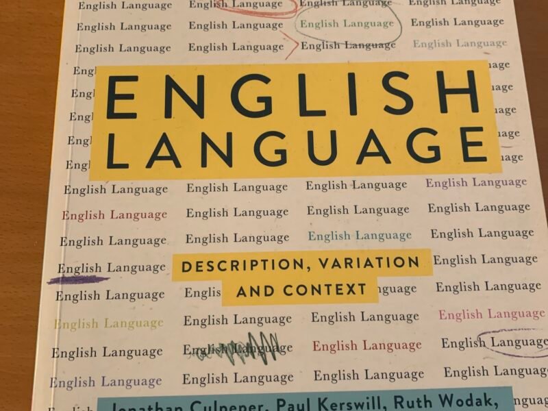 English Language (description, Variation and Context)