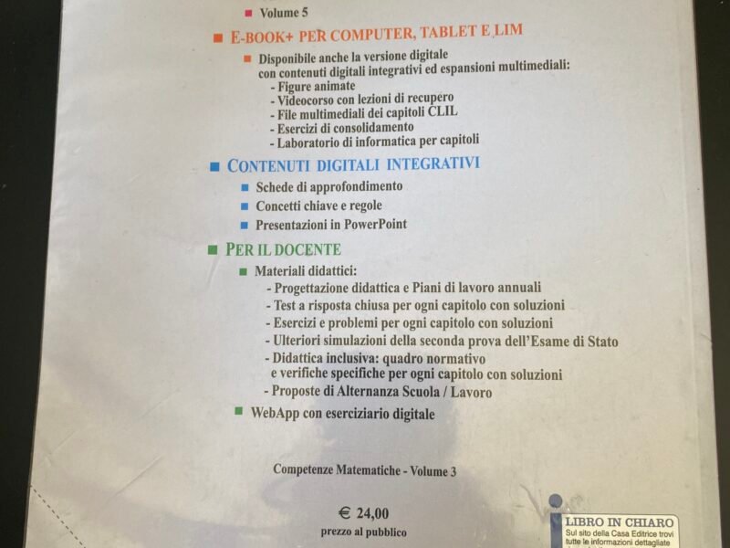 Competenze Matematiche 3