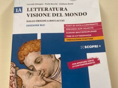 lettura visione del mondo dalle origini a Boccaccio edizione blu