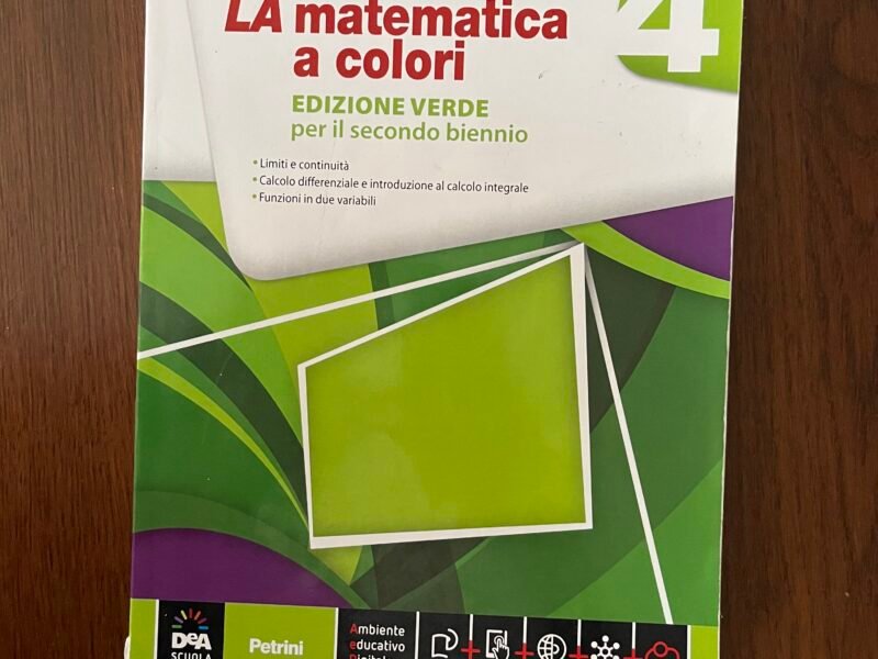 La matematica a colori 4 edizione verde