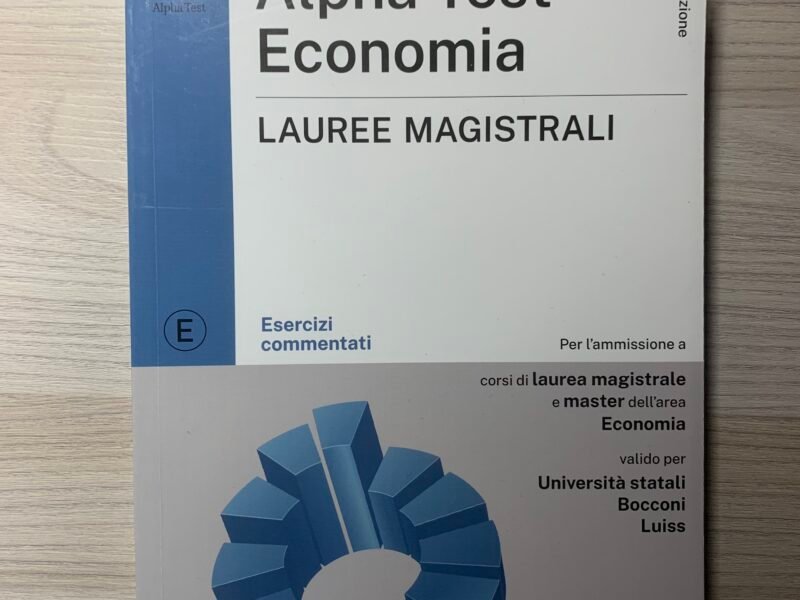 alpha test economia