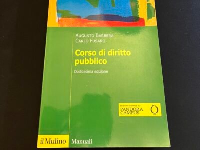 Corso di diritto pubblico 12^ edizione