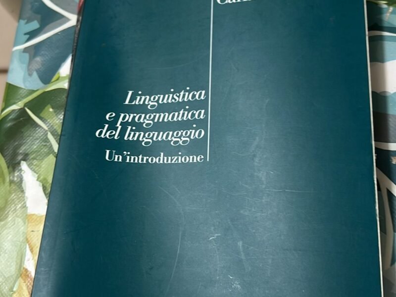 Linguistica e pragmatica del linguaggio