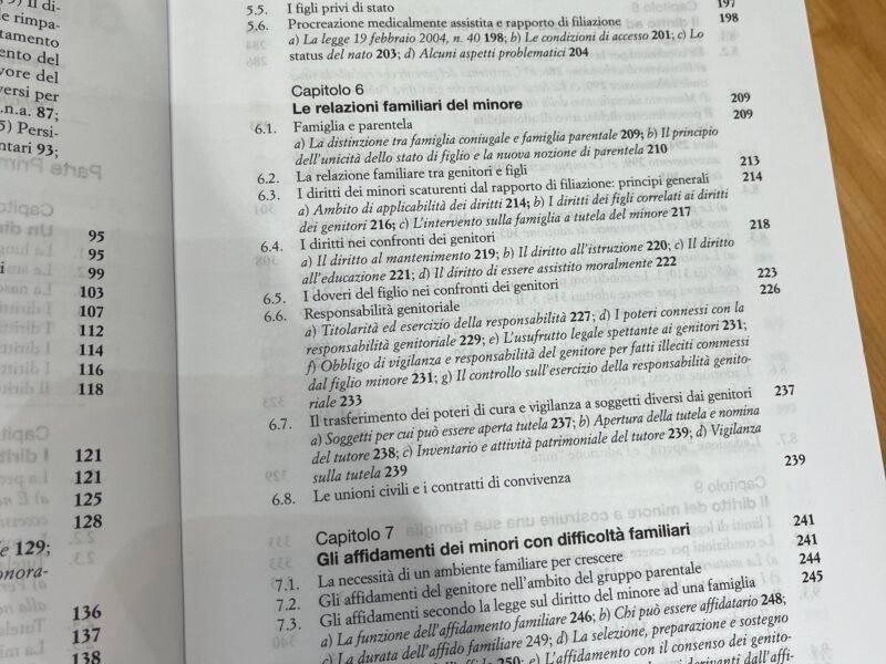 Manuale di diritto minorile