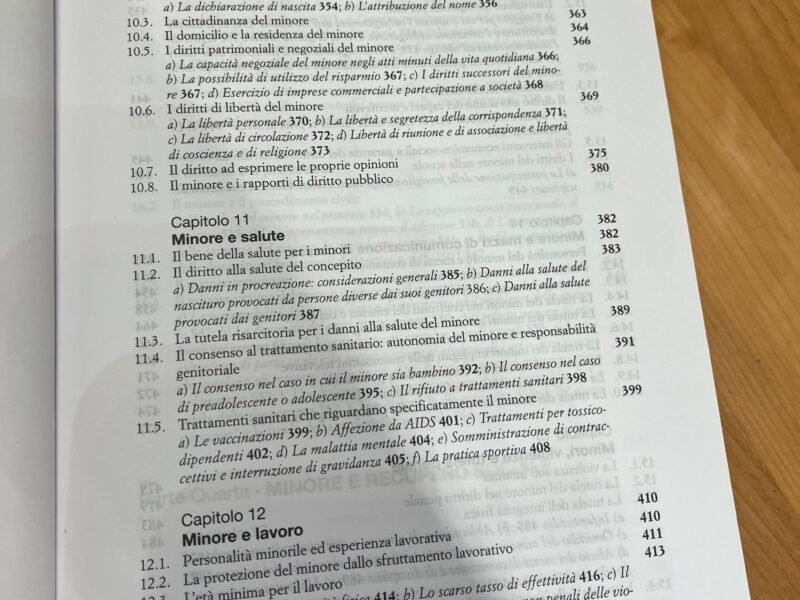 Manuale di diritto minorile