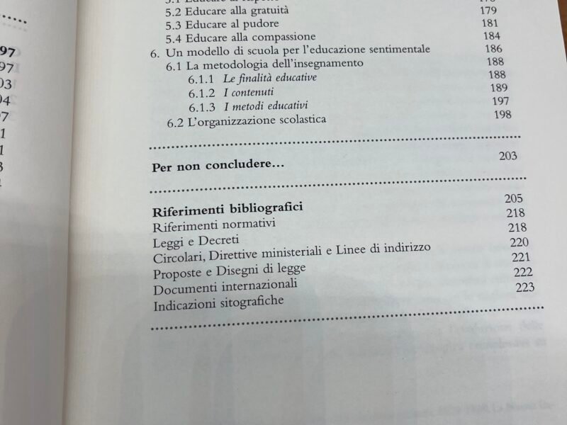 L'educazione sentimentale a scuola