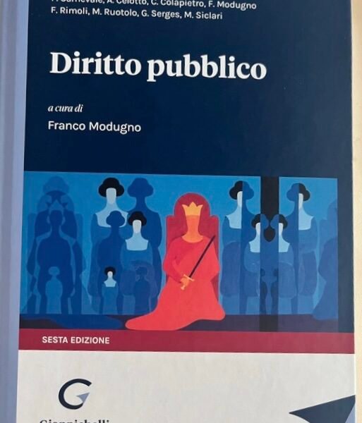 Diritto pubblico Giappicchelli 6 edizione