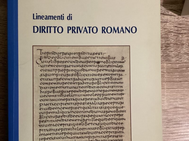 Lineamenti di diritto privato romano