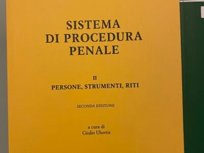 Libro Sistema di Procedura Penale