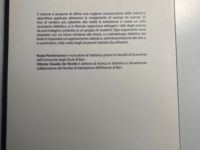 Esercizi di statistica