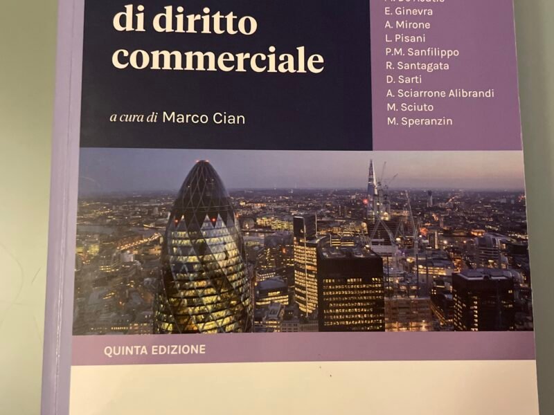 Libro Manuale di diritto commerciale