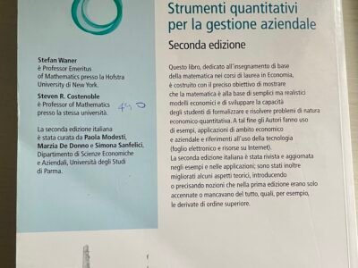 strumenti quantitativi per la gestione aziendale